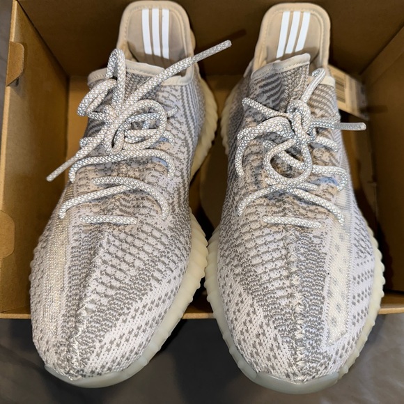 Yeezy Boost 350 authentic in static grey Mens 8 - Picture 7 of 7